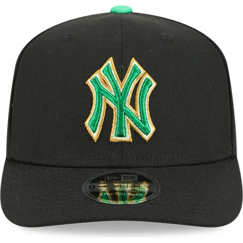 bone-curvo-preto-snapback-9seventy-stretch-snap-saint-patrick-s-day-da-new-york-yankees-mlb-da-new-era