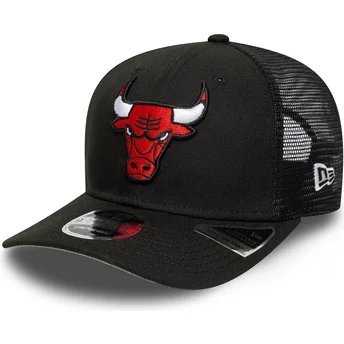 Boné trucker preto 9SEVENTY Stretch Snap Eg da Chicago Bulls NBA da New Era