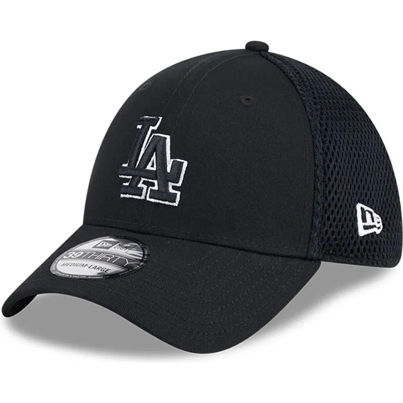 bone-trucker-preto-justo-com-logo-preto-39thirty-evergreen-neo-da-los-angeles-dodgers-mlb-da-new-era