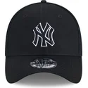 bone-trucker-preto-justo-com-logo-preto-39thirty-evergreen-neo-da-new-york-yankees-mlb-da-new-era
