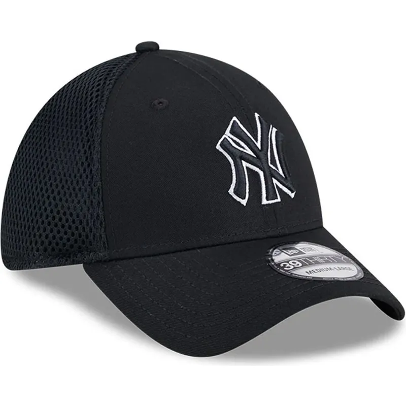 bone-trucker-preto-justo-com-logo-preto-39thirty-evergreen-neo-da-new-york-yankees-mlb-da-new-era