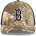 bone-curvo-camuflagem-justo-39thirty-m-crown-a-frame-realtree-da-boston-red-sox-mlb-da-new-era
