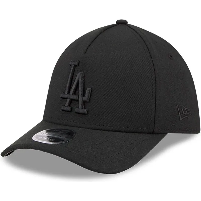 bone-curvo-preto-justo-com-logo-preto-39thirty-m-crown-a-frame-da-los-angeles-dodgers-mlb-da-new-era