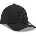 bone-curvo-preto-justo-com-logo-preto-39thirty-m-crown-a-frame-da-los-angeles-dodgers-mlb-da-new-era