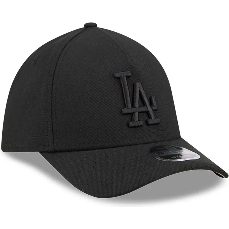 bone-curvo-preto-justo-com-logo-preto-39thirty-m-crown-a-frame-da-los-angeles-dodgers-mlb-da-new-era