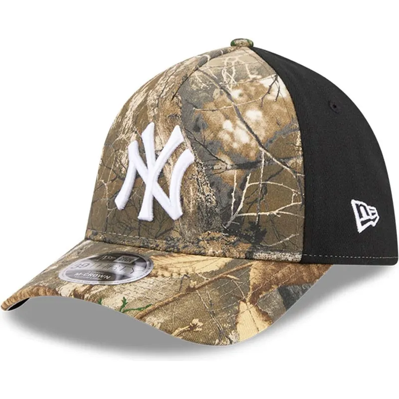 bone-curvo-camuflagem-justo-39thirty-m-crown-a-frame-realtree-da-new-york-yankees-mlb-da-new-era