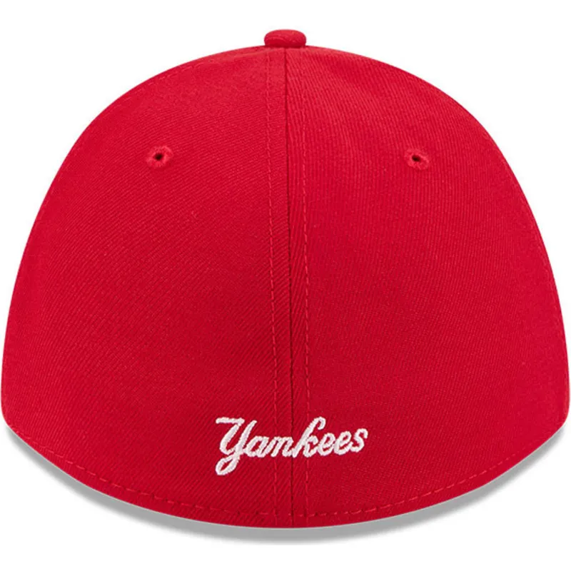 bone-curvo-vermelho-justo-39thirty-m-crown-a-frame-da-new-york-yankees-mlb-da-new-era