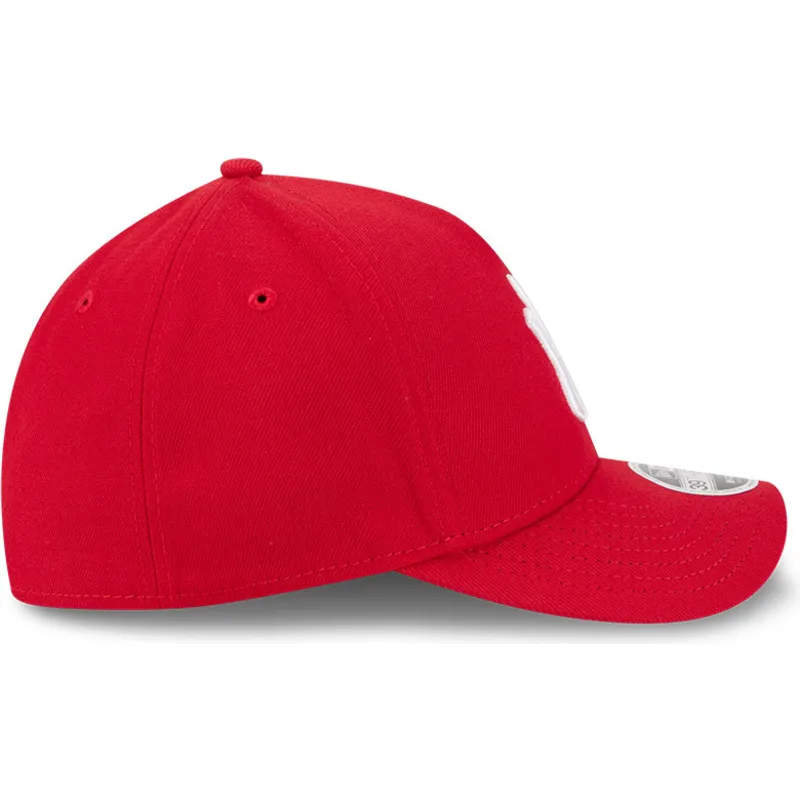 bone-curvo-vermelho-justo-39thirty-m-crown-a-frame-da-new-york-yankees-mlb-da-new-era