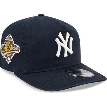 Boné curvo azul marinho snapback 19TWENTY Champion da New York Yankees MLB da New Era