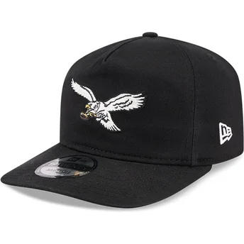 Boné curvo preto snapback 19TWENTY Champion da Philadelphia Eagles NFL da New Era