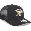 bone-trucker-preto-9seventy-stretch-snap-evergreen-da-pittsburgh-penguins-nhl-da-new-era