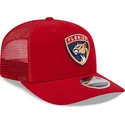 bone-trucker-vermelho-9seventy-stretch-snap-evergreen-da-florida-panthers-nhl-da-new-era