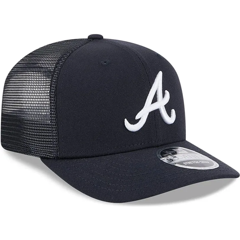 bone-trucker-azul-marinho-9seventy-stretch-snap-evergreen-da-atlanta-braves-mlb-da-new-era