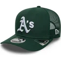 bone-trucker-verde-9seventy-stretch-snap-evergreen-da-oakland-athletics-mlb-da-new-era