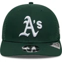 bone-trucker-verde-9seventy-stretch-snap-evergreen-da-oakland-athletics-mlb-da-new-era