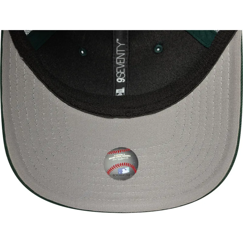 bone-trucker-verde-9seventy-stretch-snap-evergreen-da-oakland-athletics-mlb-da-new-era