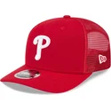 bone-trucker-vermelho-9seventy-stretch-snap-evergreen-da-philadelphia-phillies-mlb-da-new-era