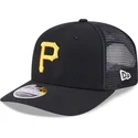 bone-trucker-preto-9seventy-stretch-snap-evergreen-da-pittsburgh-pirates-mlb-da-new-era