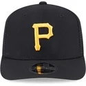 bone-trucker-preto-9seventy-stretch-snap-evergreen-da-pittsburgh-pirates-mlb-da-new-era