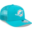 bone-trucker-azul-9seventy-stretch-snap-evergreen-da-miami-dolphins-nfl-da-new-era
