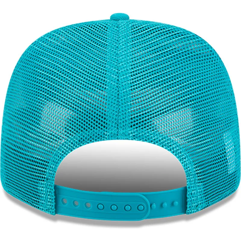 bone-trucker-azul-9seventy-stretch-snap-evergreen-da-miami-dolphins-nfl-da-new-era