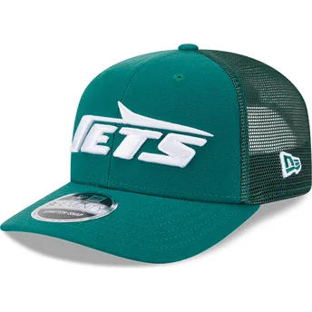 Boné trucker verde 9SEVENTY Stretch Snap Evergreen da New York Jets NFL da New Era