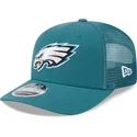 bone-trucker-verde-9seventy-stretch-snap-evergreen-da-philadelphia-eagles-nfl-da-new-era