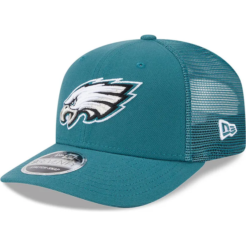 bone-trucker-verde-9seventy-stretch-snap-evergreen-da-philadelphia-eagles-nfl-da-new-era