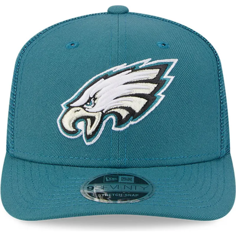 bone-trucker-verde-9seventy-stretch-snap-evergreen-da-philadelphia-eagles-nfl-da-new-era