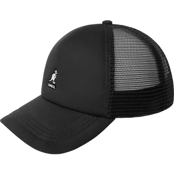 Boné trucker preto Kangaroo da Kangol