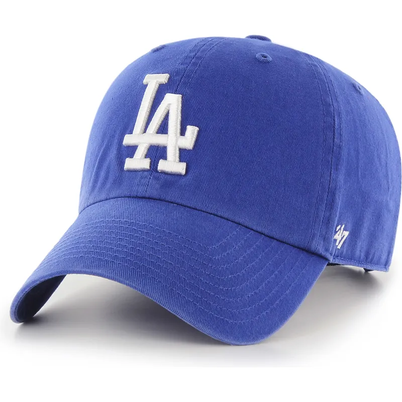 bone-curvo-azul-dos-los-angeles-dodgers-mlb-clean-up-da-47-brand
