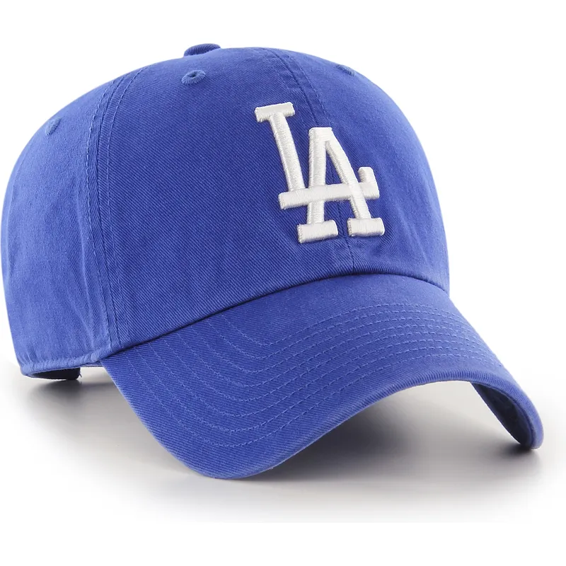 bone-curvo-azul-dos-los-angeles-dodgers-mlb-clean-up-da-47-brand