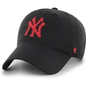 bone-curvo-preto-ajustavel-clean-up-eight-bit-hero-da-new-york-yankees-mlb-da-47-brand