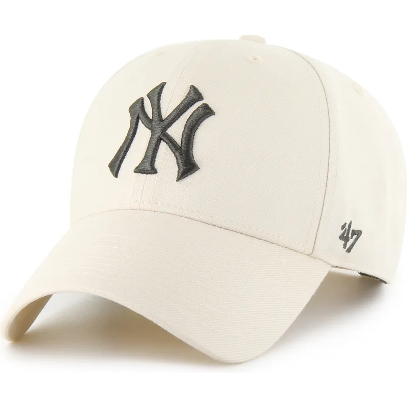 bone-curvo-bege-snapback-mvp-da-new-york-yankees-mlb-da-47-brand