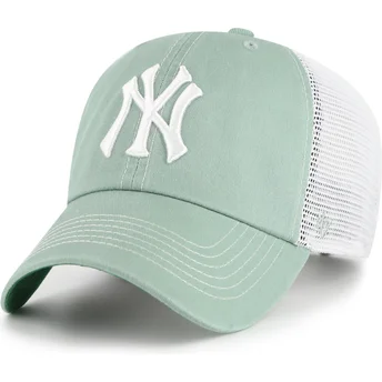 Boné trucker verde Clean Up Trawler da New York Yankees MLB da 47 Brand