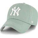 bone-curvo-verde-ajustavel-clean-up-contrast-stitch-da-new-york-yankees-mlb-da-47-brand