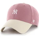 bone-curvo-rosa-ajustavel-mvp-base-runner-two-tone-legend-da-new-york-yankees-mlb-da-47-brand