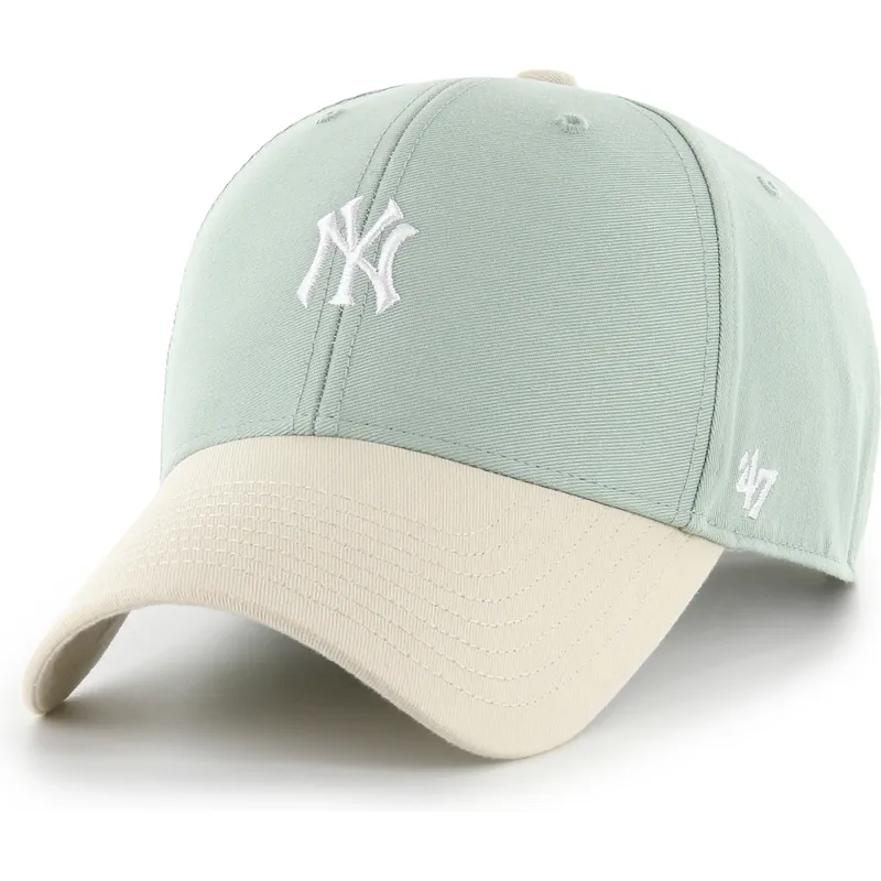 bone-curvo-verde-ajustavel-mvp-base-runner-two-tone-legend-da-new-york-yankees-mlb-da-47-brand