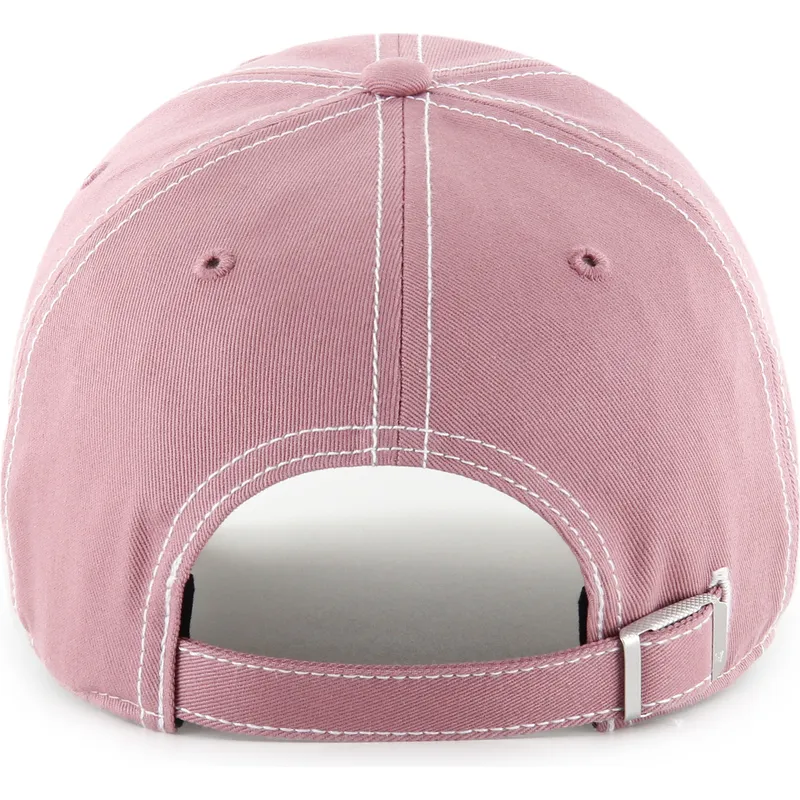 bone-curvo-rosa-ajustavel-clean-up-contrast-stitch-da-new-york-yankees-mlb-da-47-brand