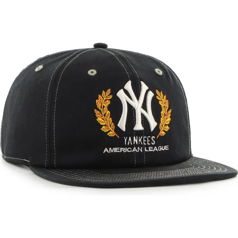 bone-plano-preto-snapback-captain-rl-keepsake-da-new-york-yankees-mlb-da-47-brand