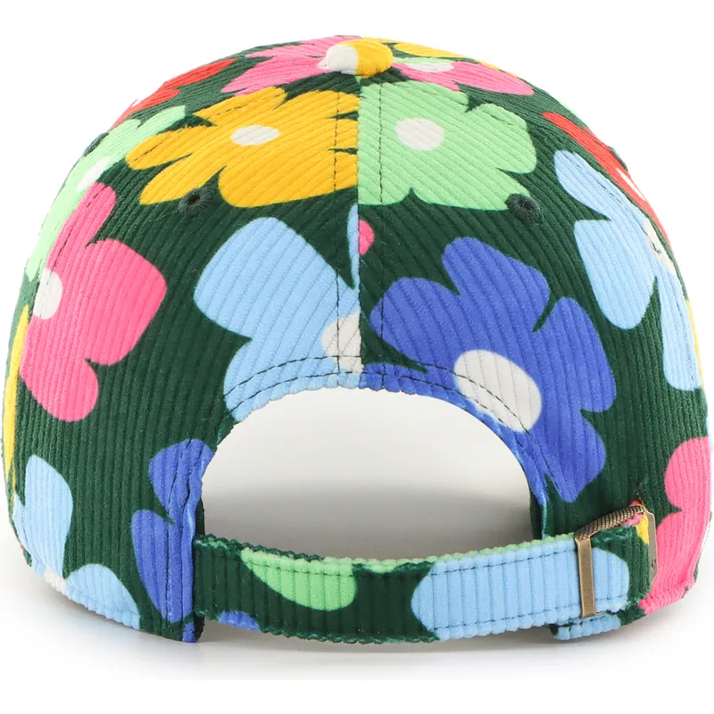 bone-curvo-verde-ajustavel-clean-up-gallery-cord-da-los-angeles-dodgers-mlb-da-47-brand