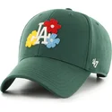 bone-curvo-verde-ajustavel-mvp-gallery-da-los-angeles-dodgers-mlb-da-47-brand