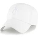bone-curvo-branco-ajustavel-com-logo-branco-clean-up-contemporary-two-tone-da-new-york-yankees-mlb-da-47-brand