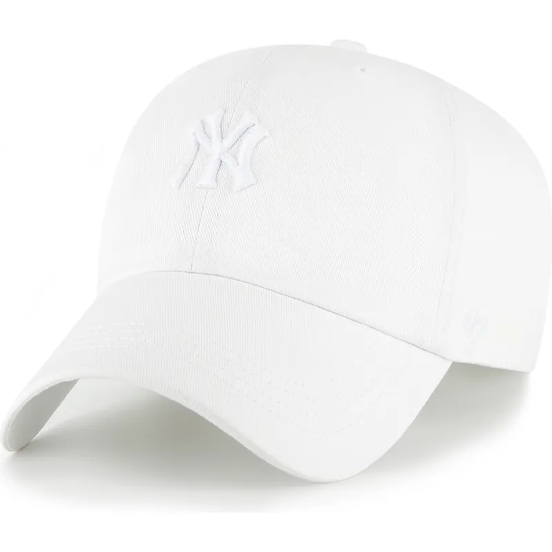 bone-curvo-branco-ajustavel-com-logo-branco-clean-up-contemporary-two-tone-da-new-york-yankees-mlb-da-47-brand
