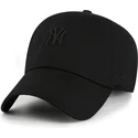 bone-curvo-preto-ajustavel-com-logo-preto-clean-up-contemporary-two-tone-da-new-york-yankees-mlb-da-47-brand
