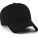 bone-curvo-preto-ajustavel-com-logo-preto-clean-up-contemporary-two-tone-da-new-york-yankees-mlb-da-47-brand