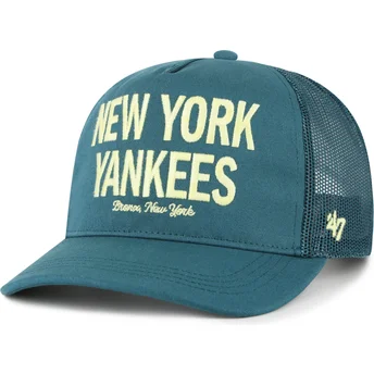 Boné trucker verde Hitch Contemporary da New York Yankees MLB da 47 Brand