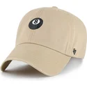 bone-curvo-khaki-ajustavel-8-ball-clean-up-base-runner-icon-da-47-brand