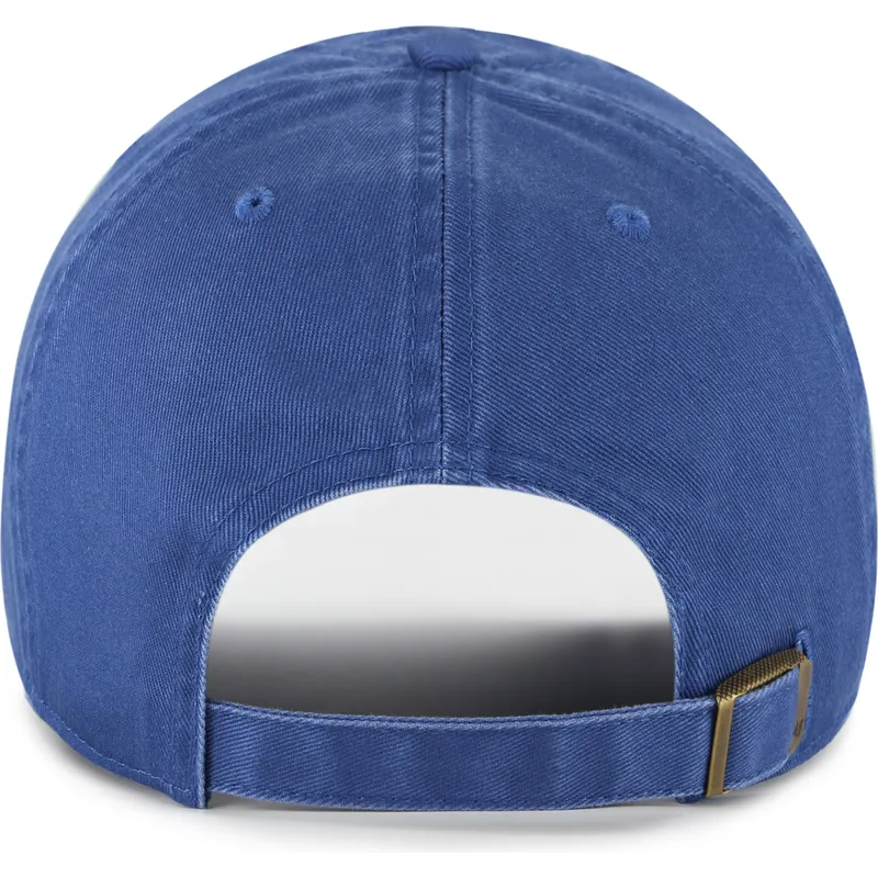 bone-curvo-azul-ajustavel-clean-up-no-loop-label-da-boston-red-sox-mlb-da-47-brand