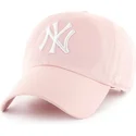 bone-curvo-rosa-ajustavel-clean-up-da-new-york-yankees-mlb-da-47-brand